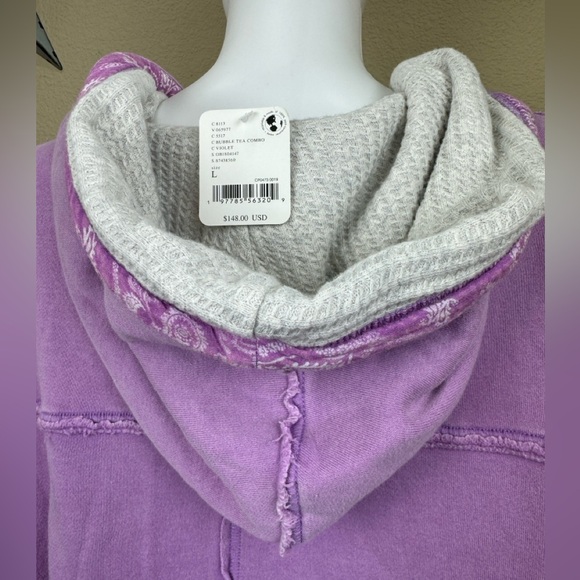 NWT $148 We The Free People By Your Side Hoodie Zip Up - Picture 9 of 14